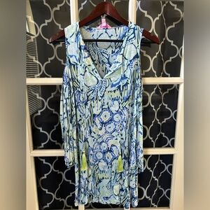 XS Lilly Pulitzer cold shoulder dress